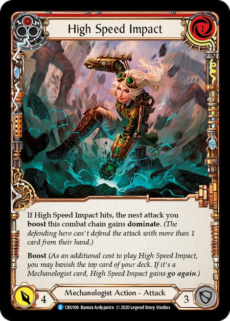 High Speed Impact (Red) [CRU106] [Crucible of War] Unlimited Edition Normal