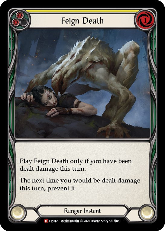 Feign Death [CRU125] [Crucible of War] Unlimited Edition Rainbow Foil