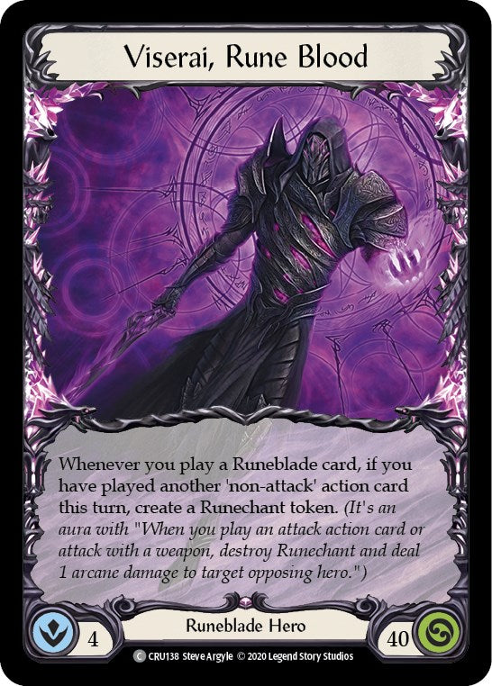 Viserai, Rune Blood [CRU138] [Crucible of War] Unlimited Edition Normal
