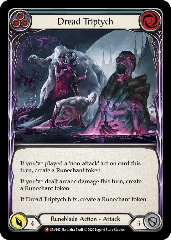 Dread Triptych [CRU142] [Crucible of War] Unlimited Edition Normal