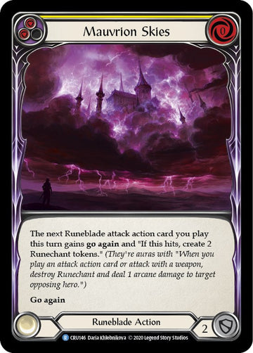 Mauvrion Skies (Yellow) [CRU146] [Crucible of War] Unlimited Edition Normal