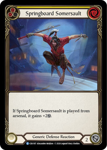Springboard Somersault [CRU187] [Crucible of War] Unlimited Edition Rainbow Foil