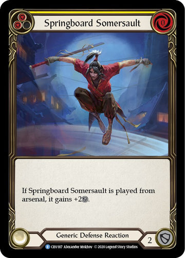 Springboard Somersault [CRU187] [Crucible of War] Unlimited Edition Normal