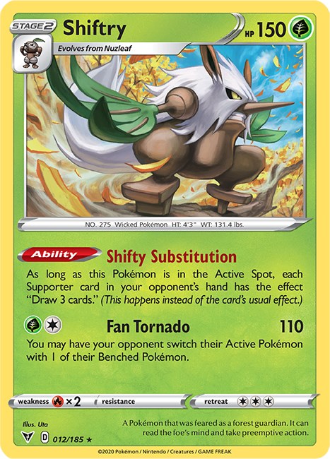 Shiftry [012/185] [Vivid Voltage] Reverse Holofoil