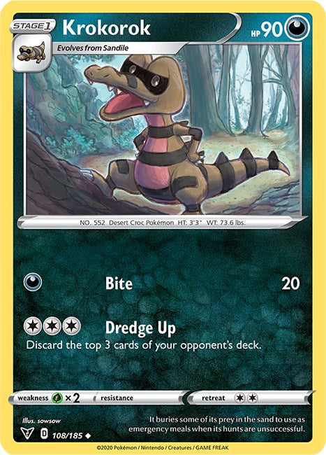 Krokorok [108/185] [Vivid Voltage] Reverse Holofoil