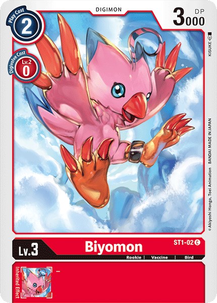 Biyomon [ST1-02 C] [ Gaia Red]