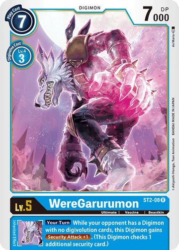 WereGarurumon [ST2-08] [Starter Deck 02: Cocytus Blue]