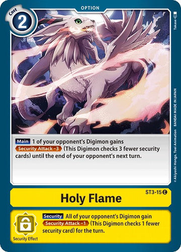 Holy Flame [ST3-015] [Starter Deck 03: Heaven's Yellow]