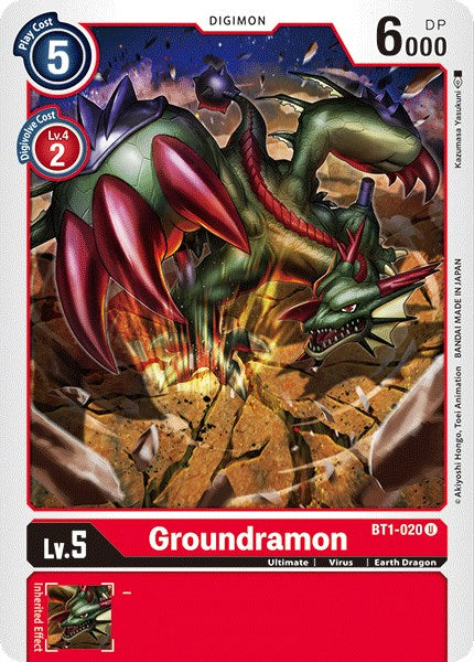 Groundramon [BT1-020] [Release Special Booster 1.0]