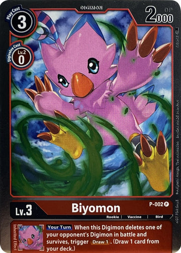 Biyomon - P-002 [P-002 P] [Digimon Promotion Cards] Foil
