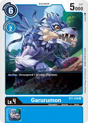 Garurumon - BT1-036 [BT1-036] [Release Special Booster 1.0]