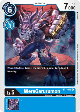 WereGarurumon - BT1-040 [BT1-040] [Release Special Booster 1.0]