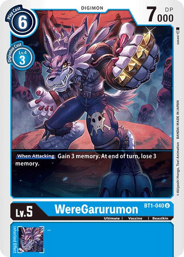 WereGarurumon - BT1-040 [BT1-040] [Release Special Booster 1.0]