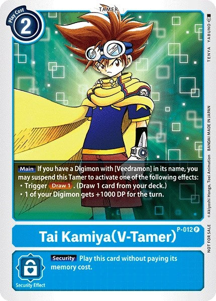 Tai Kamiya (V-Tamer) [P-012] [Digimon Promotion Cards] Foil