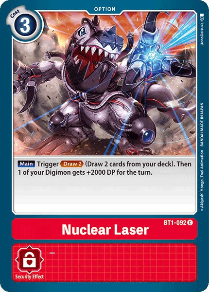 Nuclear Laser [BT1-092] [Release Special Booster 1.0]