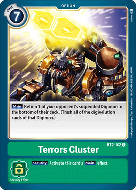 Terrors Cluster [BT2-102] [Release Special Booster 1.0]