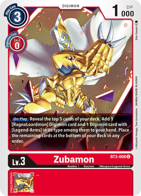 Zubamon [BT3-008] [Release Special Booster 1.5]