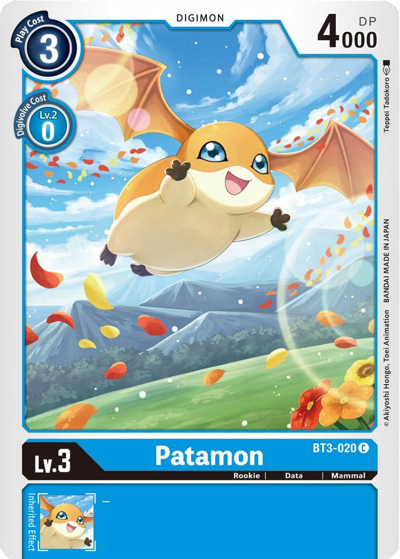 Patamon - BT3-020 [BT3-020] [Release Special Booster 1.5]