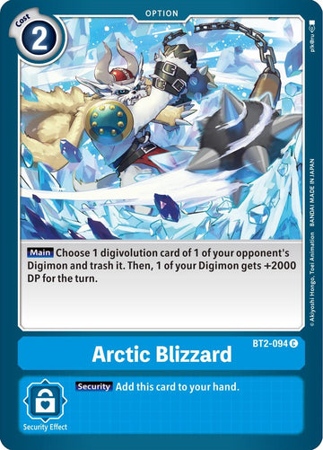 Arctic Blizzard [BT2-094] [Release Special Booster 1.5]