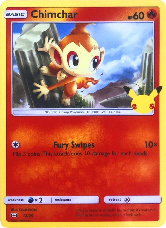 Chimchar [012/025] [McDonald's Promos 2021]