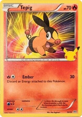 Tepig [013/025] [McDonald's Promos 2021] Holofoil