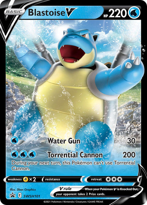 Blastoise V [SWSH101] [Sword & Shield Promo Cards] Holofoil