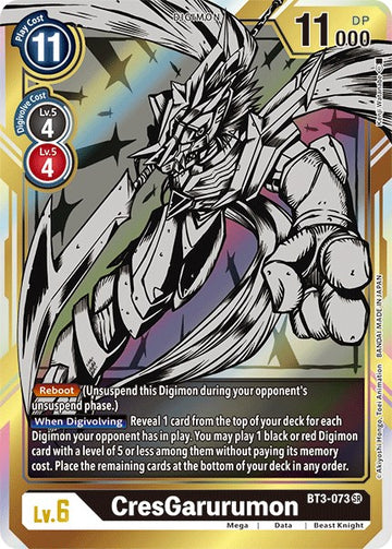 CresGarurumon (Alternate Art) [BT3-073] [Release Special Booster 1.5] Foil