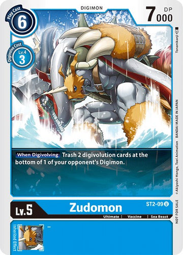 Zudomon (Tamer Battle Pack 1) [ST2-09] [Starter Deck 02: Cocytus Blue]