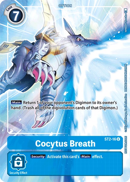 Cocytus Breath - ST2-16 (Tamer's Evolution Box) [ST2-16] [Starter Deck 02: Cocytus Blue] Foil