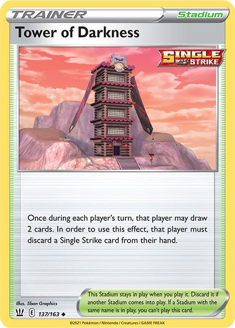Tower of Darkness [137/163] [Battle Styles] Reverse Holofoil
