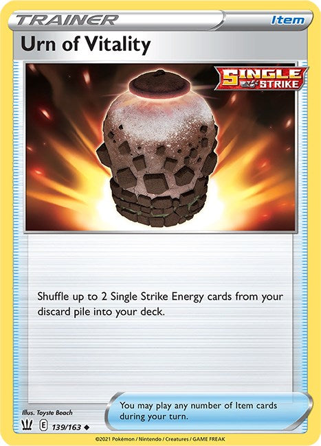 Urn of Vitality [139/163] [Battle Styles] Reverse Holofoil
