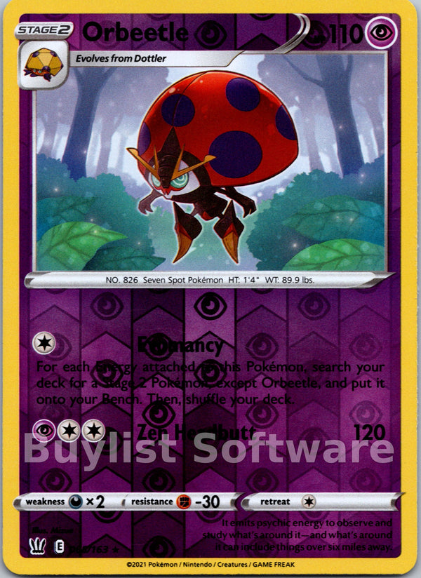 Orbeetle [065/163] [Battle Styles] Reverse Holofoil