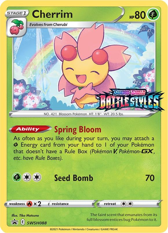 Cherrim (Sword & Shield Promo Cards Stamped) [SWSH088] [Sword & Shield Promo Cards] Holofoil
