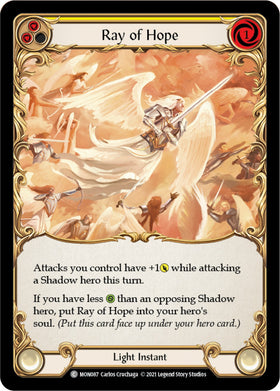 Ray of Hope [MON087] [Monarch] Unlimited Edition Rainbow Foil