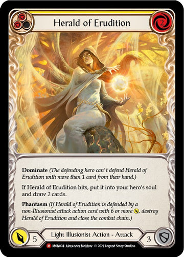 Herald of Erudition [MON004] [Monarch] Unlimited Edition Rainbow Foil