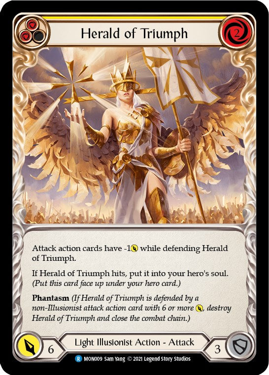 Herald of Triumph (Yellow) [MON009] [Monarch] Unlimited Edition Normal