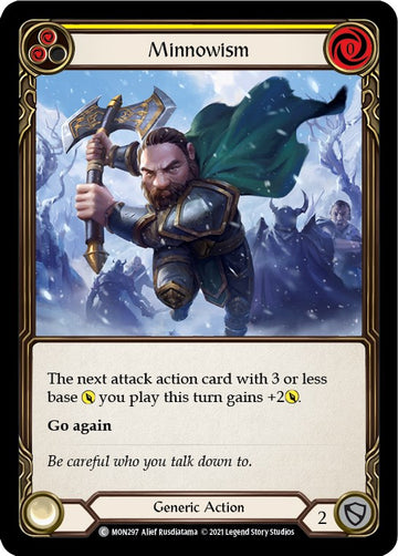 Minnowism (Yellow) [MON297] [Monarch] 1st Edition Rainbow Foil