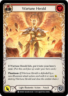 Wartune Herald (Red) [MON026] [Monarch] 1st Edition Normal