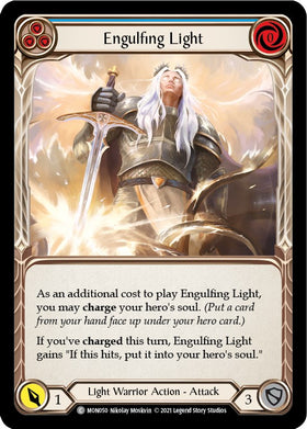 Engulfing Light (Blue) [MON050] [Monarch] 1st Edition Rainbow Foil