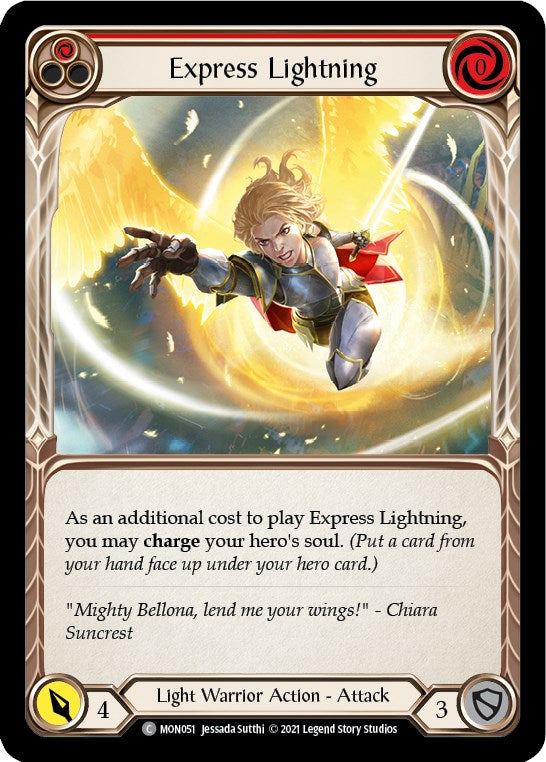 Express Lightning (Red) [MON051] [Monarch] 1st Edition Normal