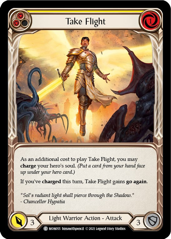 Take Flight (Yellow) [MON055] [Monarch] Unlimited Edition Normal