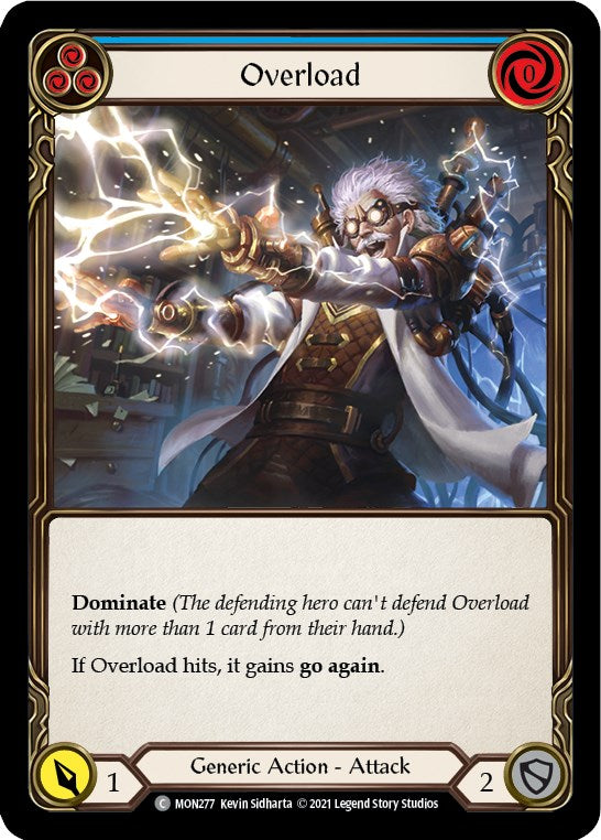 Overload (Blue) [MON277] [Monarch] Unlimited Edition Rainbow Foil