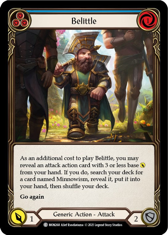 Belittle (Blue) [MON268] [Monarch] Unlimited Edition Rainbow Foil