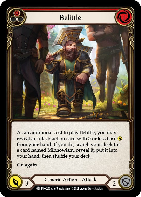 Belittle (Red) [MON266] [Monarch] Unlimited Edition Rainbow Foil