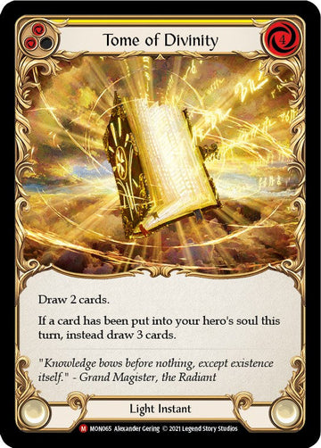Tome of Divinity [MON065] [Monarch] Unlimited Edition Rainbow Foil