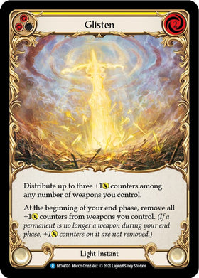Glisten (Yellow) [MON070] [Monarch] 1st Edition Normal