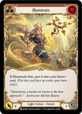 Illuminate (Red) [MON072] [Monarch] Unlimited Edition Rainbow Foil