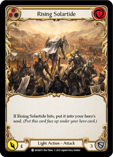Rising Solartide (Yellow) [MON079] [Monarch] 1st Edition Normal