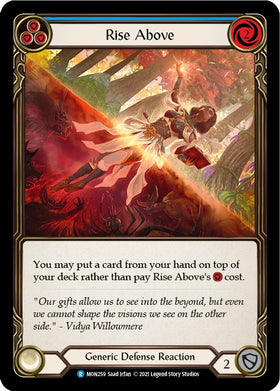 Rise Above (Blue) [MON259] [Monarch] 1st Edition Normal