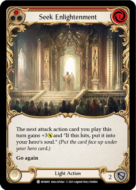 Seek Enlightenment (Red) [MON081] [Monarch] Unlimited Edition Normal